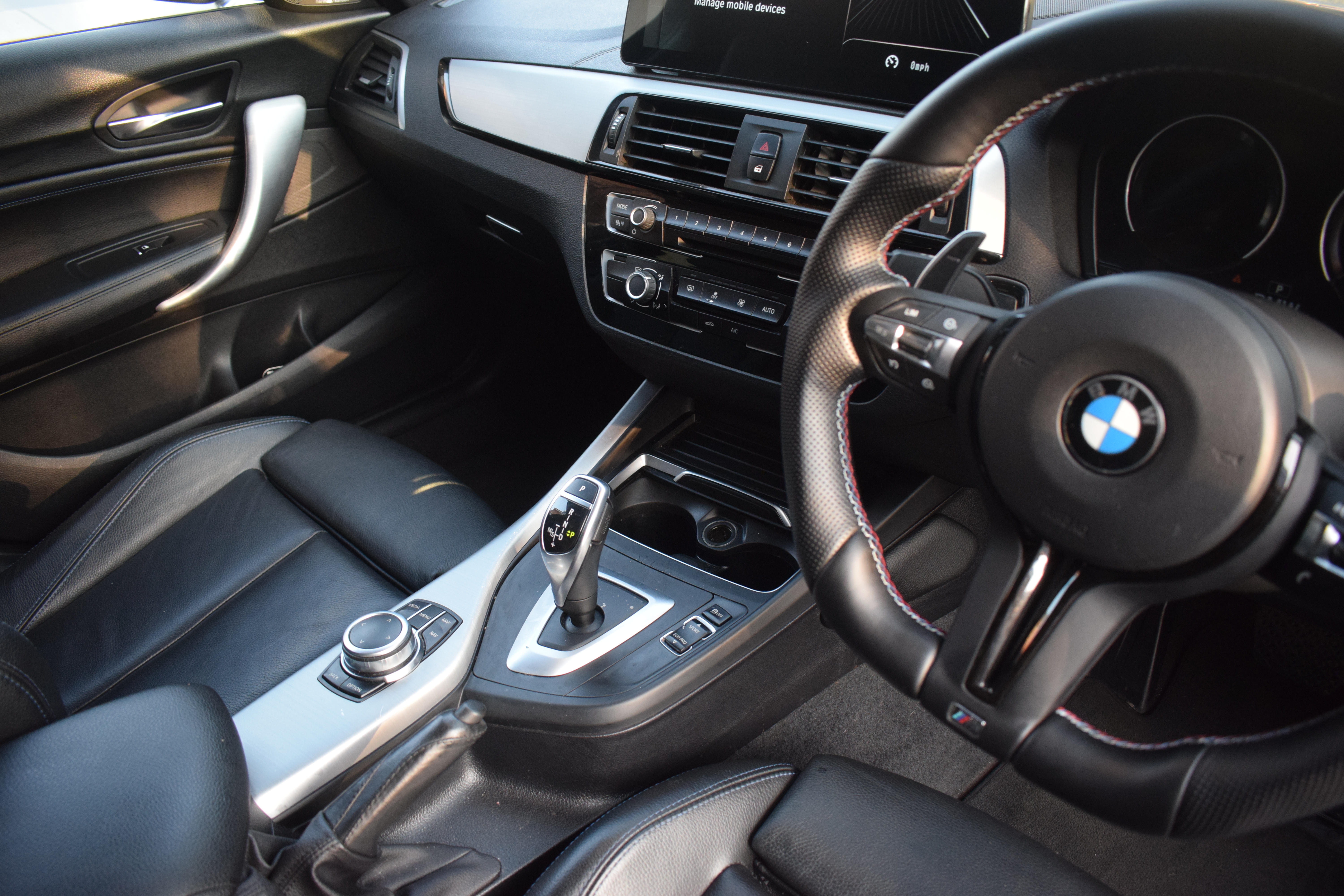 BMW 120d interior after detail