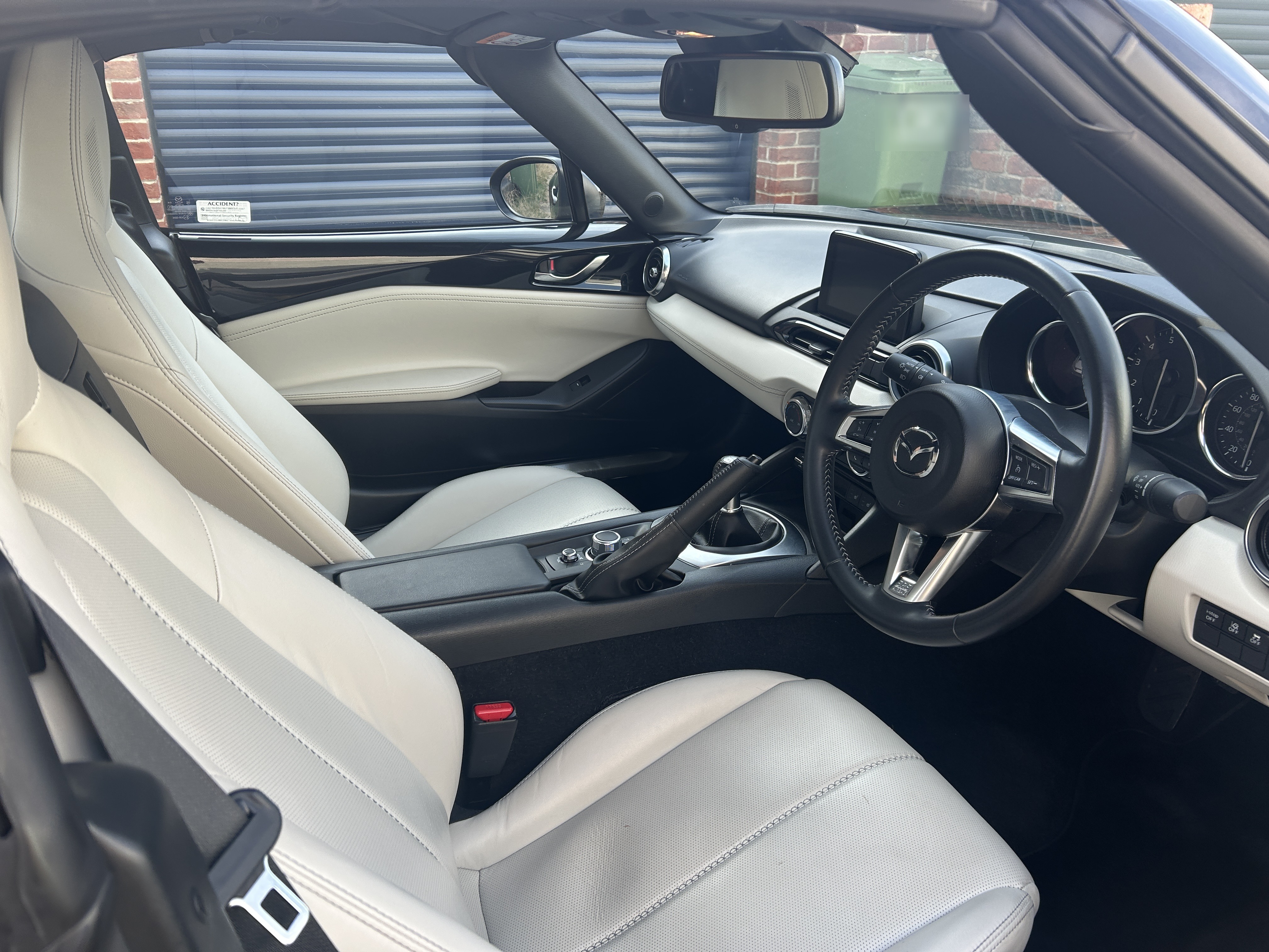 Mazda MX-5 interior after detail